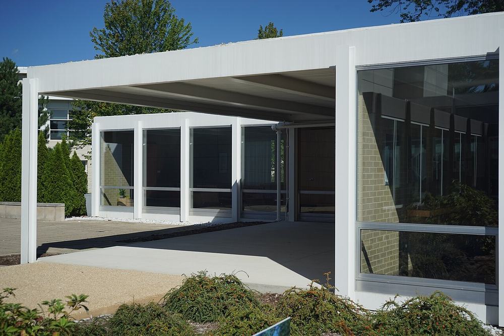 The Mies van der Rohe McCormick House at the Elmhurst Art Museum
