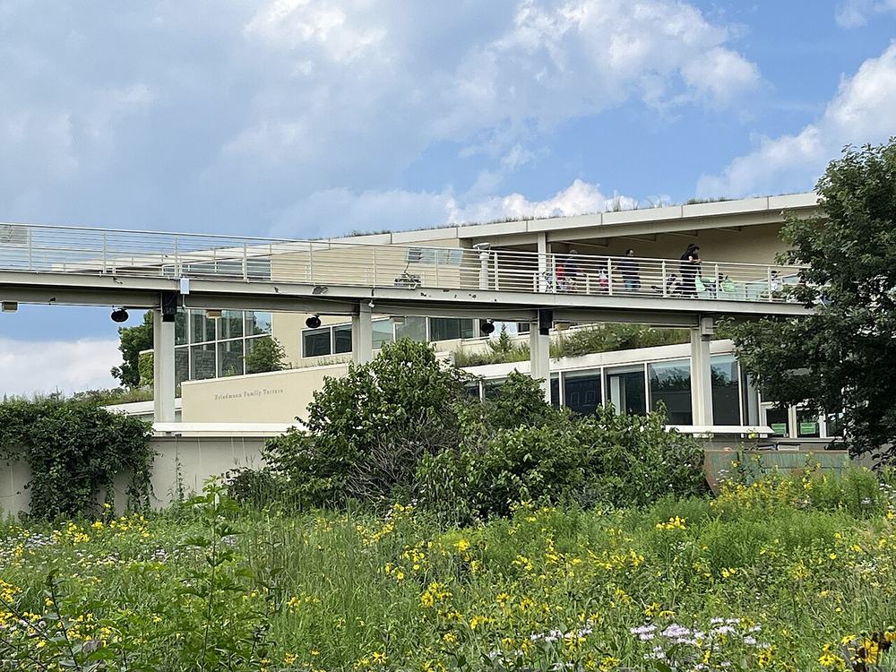 The Peggy Notebaert Nature Museum beside North Pond