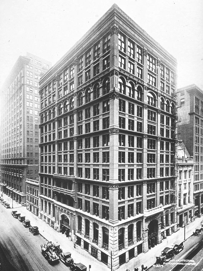 Historic photograph of the Home Insurance Building